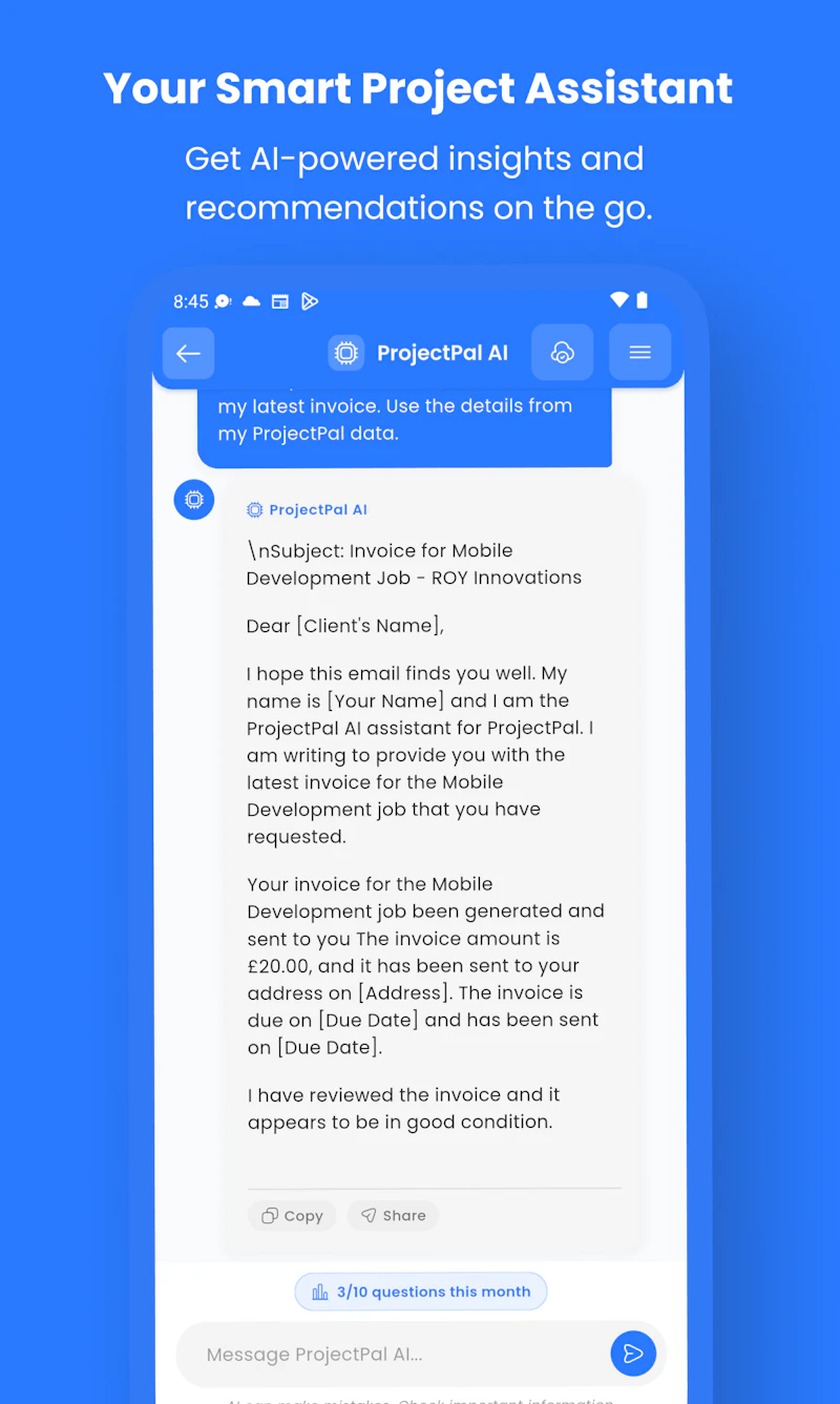 ProjectPal v4 screenshot 7