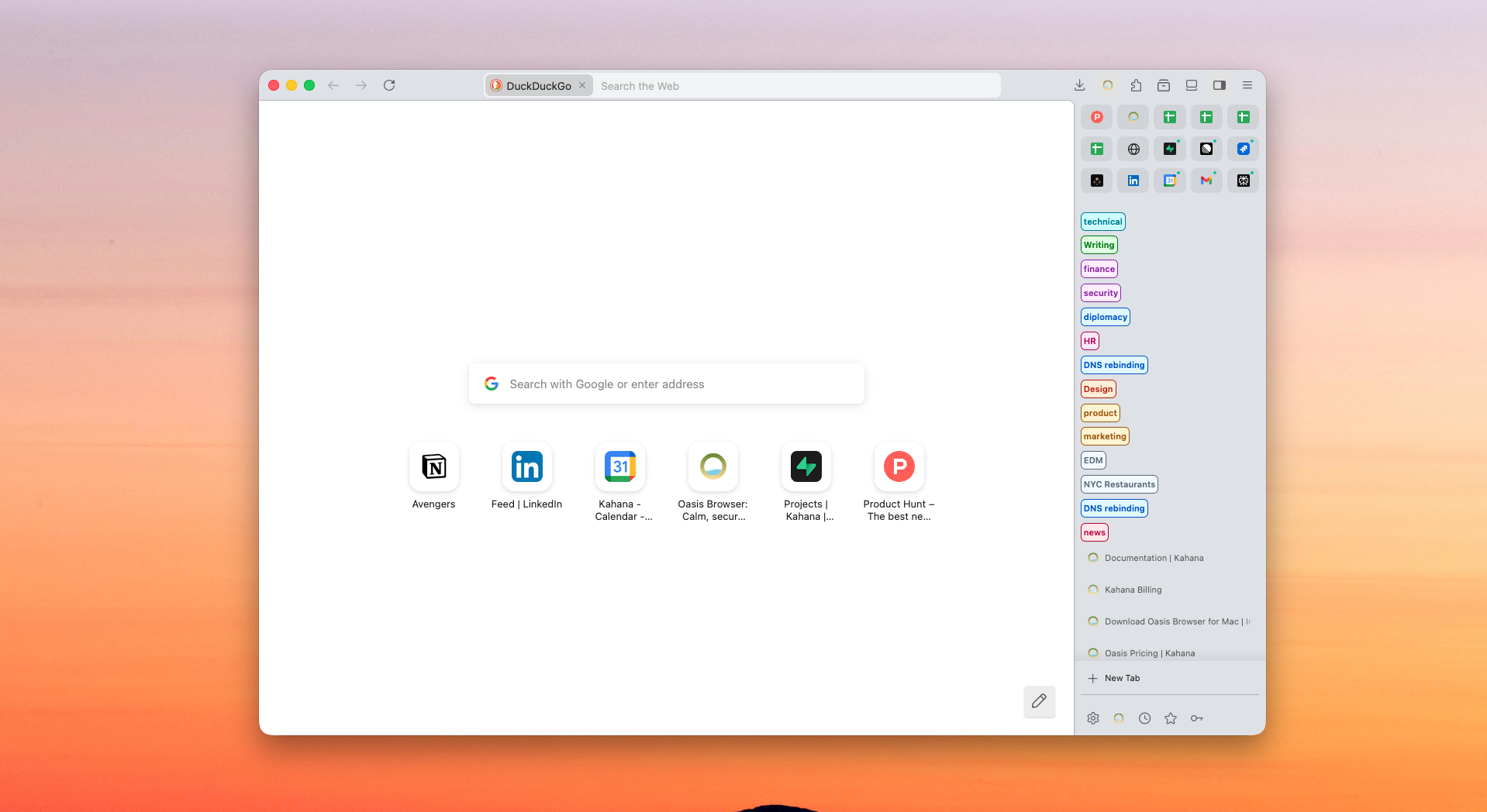 Oasis Browser gallery image