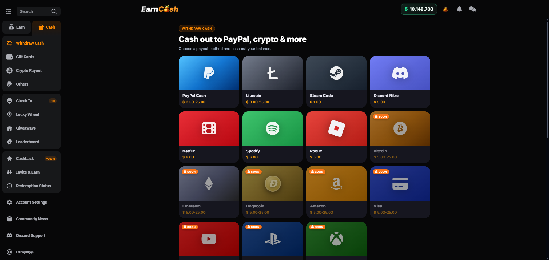 EarnCash gallery image