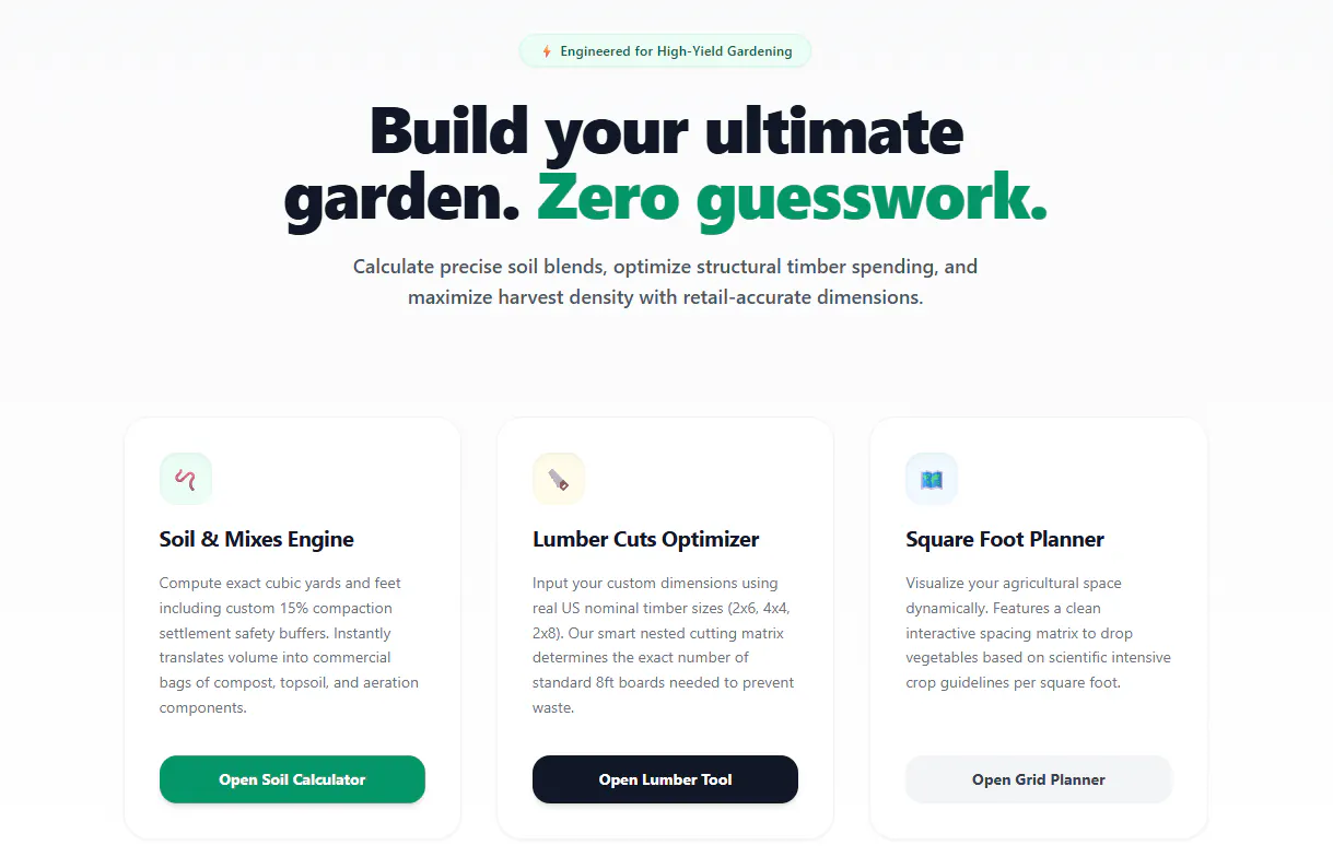 ThePlotMetrics - Backyard & Bed Toolkits gallery image