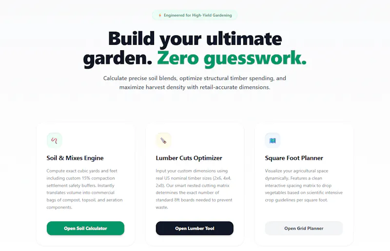 ThePlotMetrics - Backyard & Bed Toolkits screenshot 1