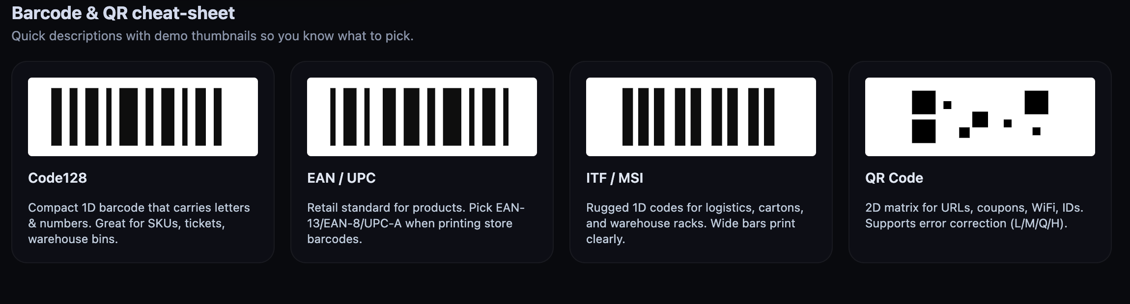 Sequence & Bulk Barcode / QR generator  gallery image