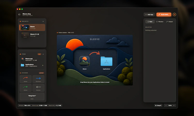 Sleeve screenshot 2