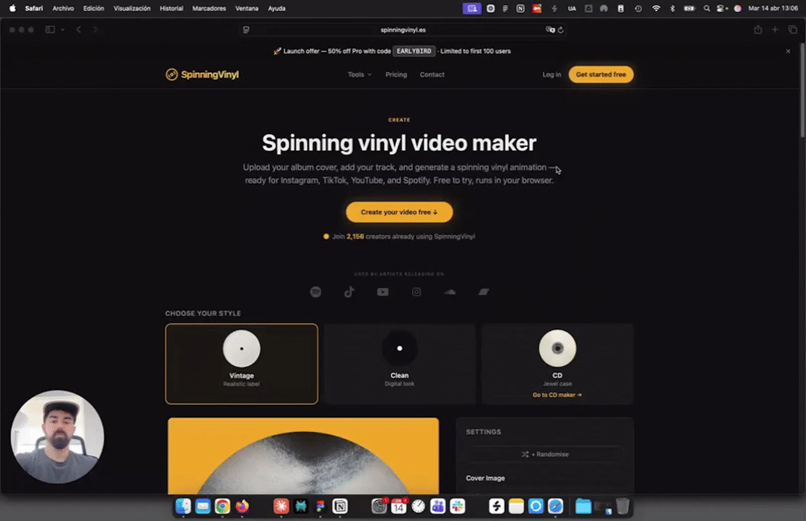 Spinning Vinyl screenshot 1 (video preview)