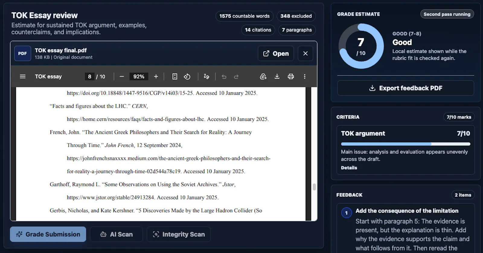 Coursework Grade Studio screenshot 3