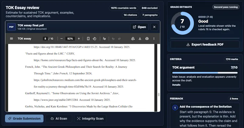 Coursework Grade Studio screenshot 3