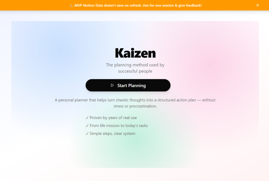Kaizen Planner gallery image