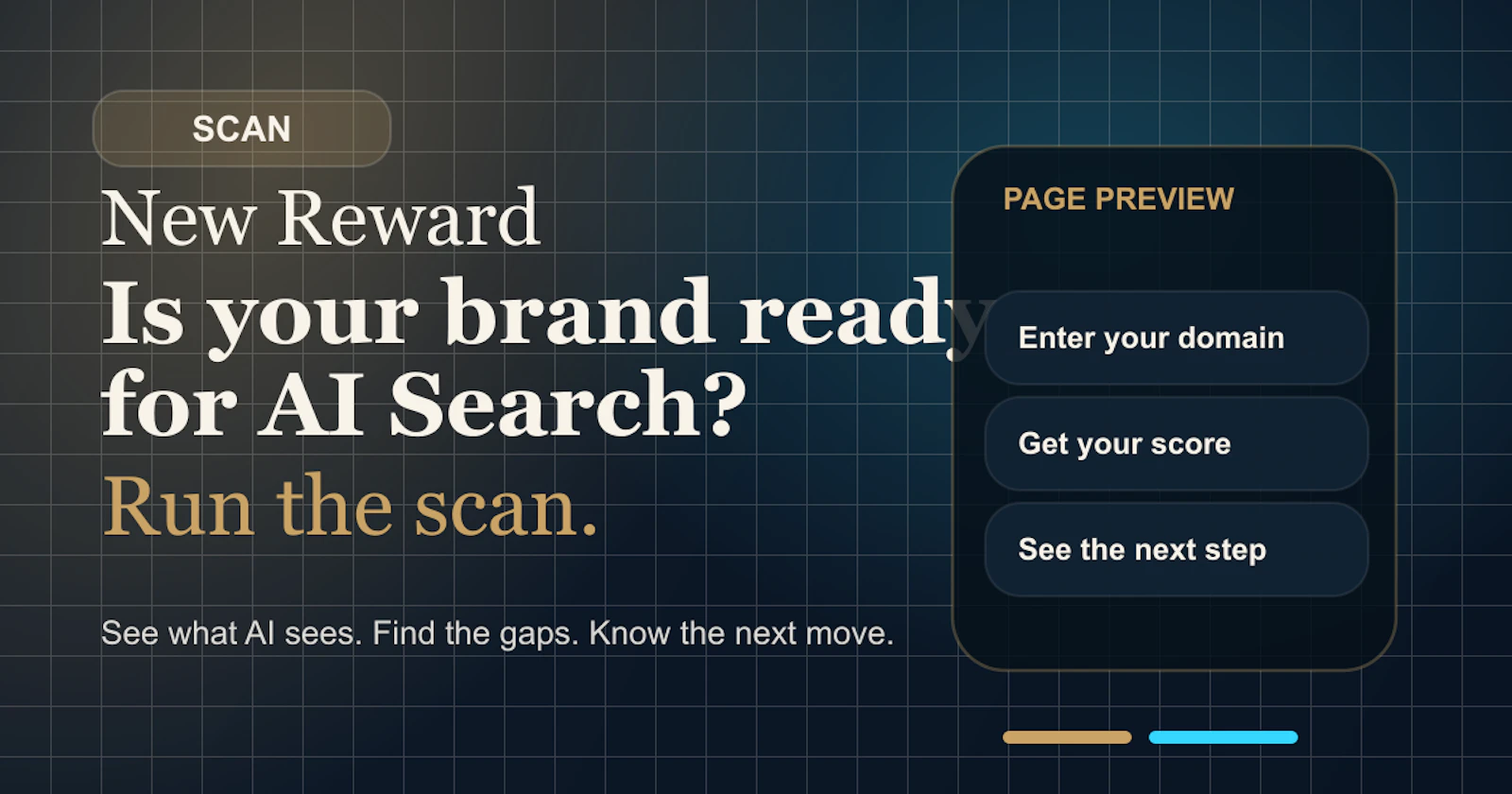 New Reward AI Visibility Score screenshot 1