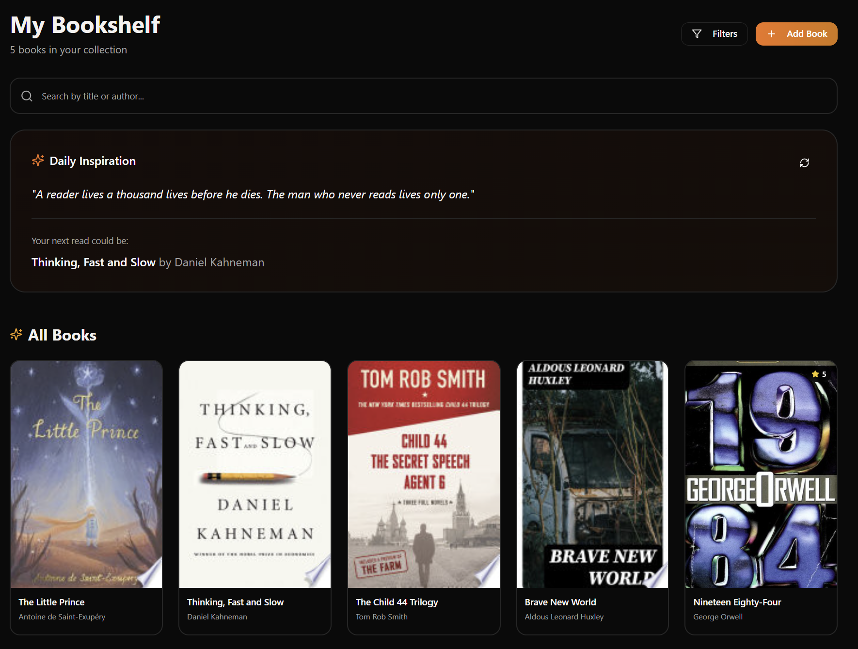 MyBookshelf