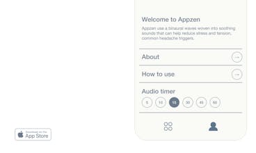 Appzen: 100% med-free headache solution gallery image