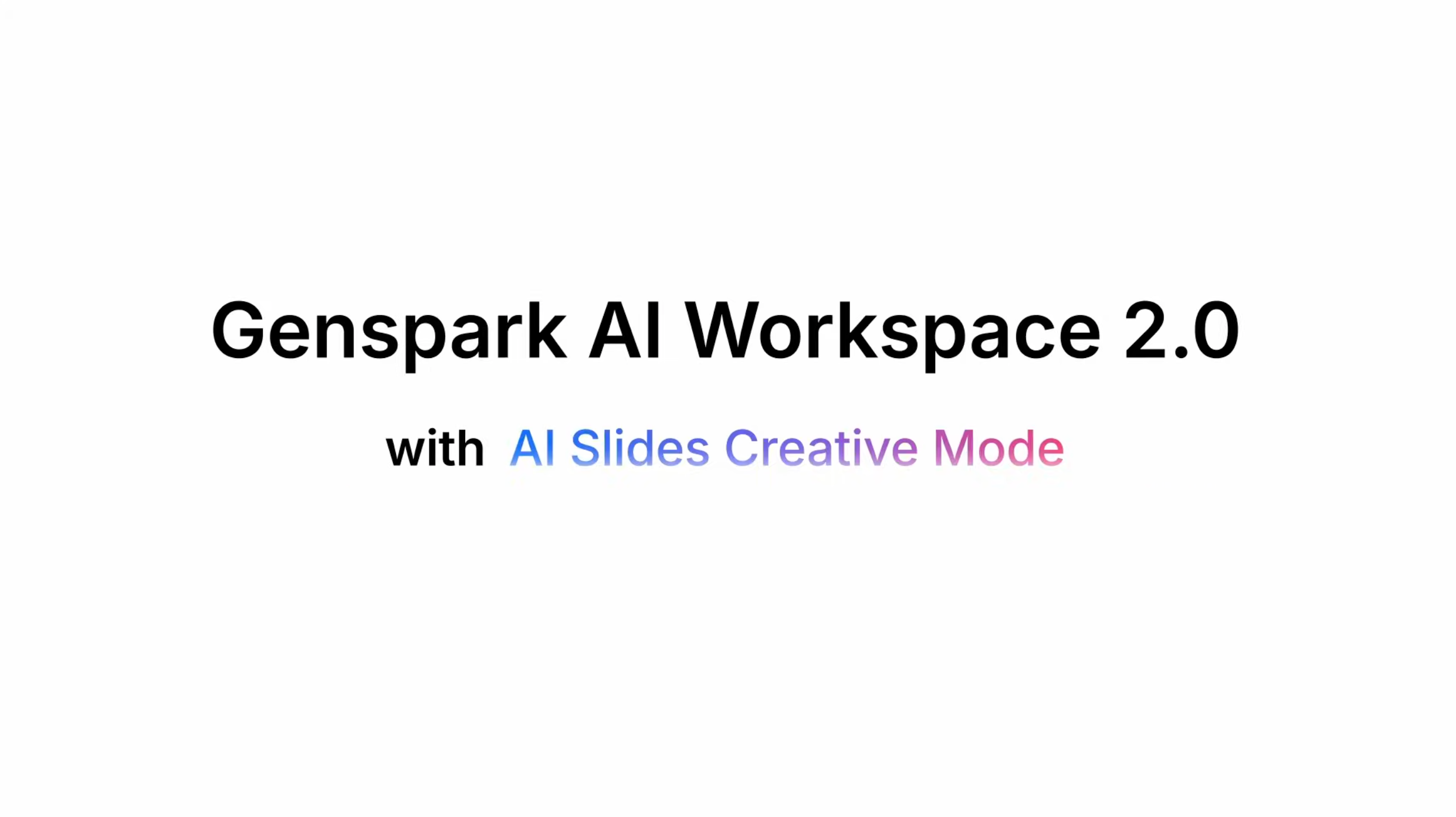 AI Workspace 2.0 by Genspark gallery image