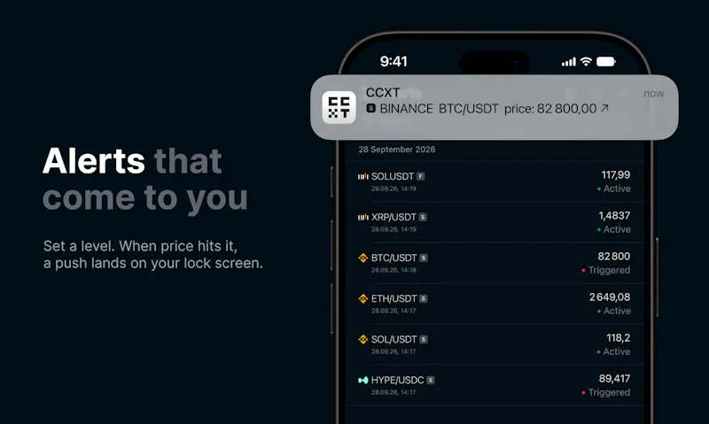 CCXT Terminal for iOS screenshot 4