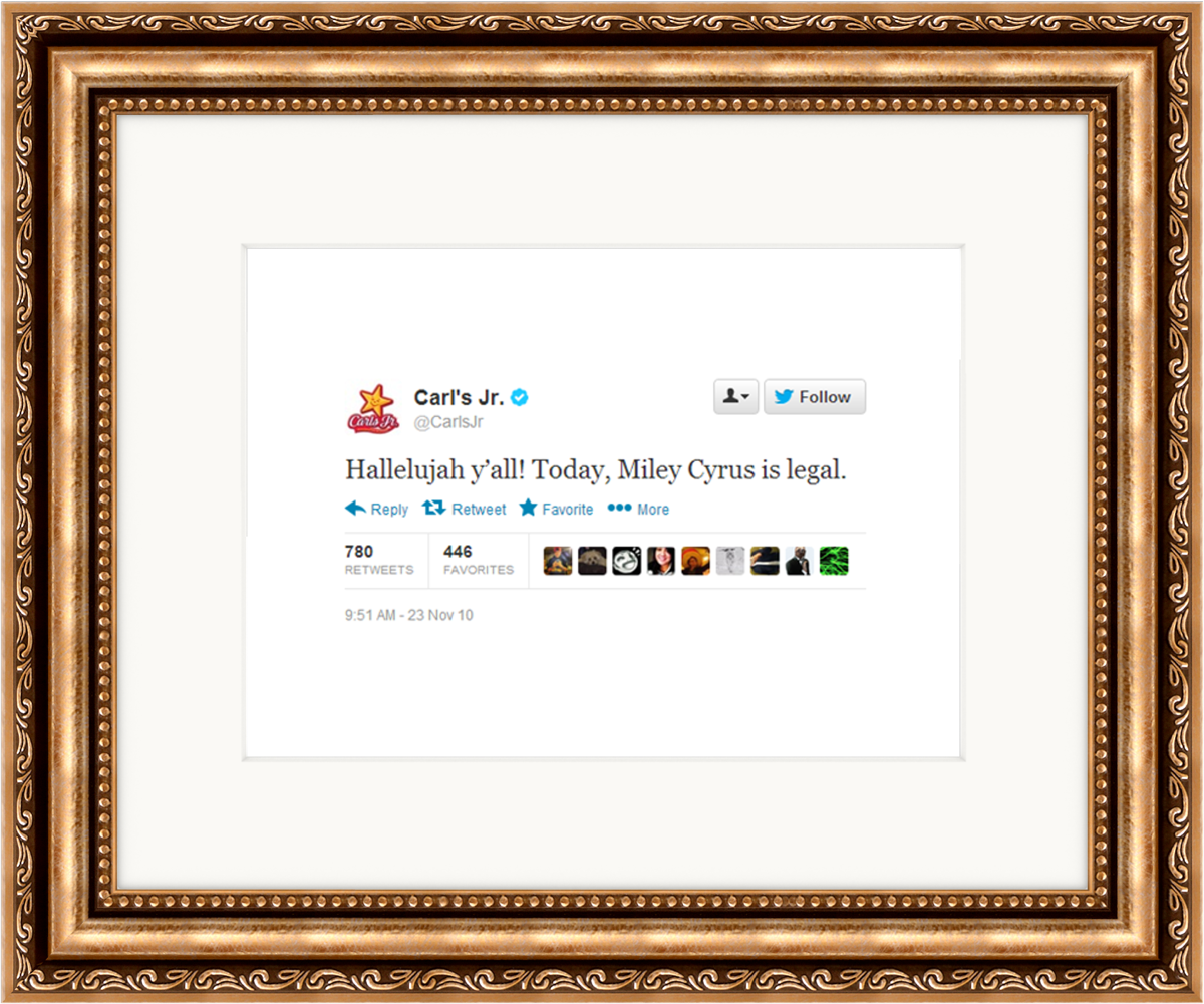 Framed Tweets gallery image