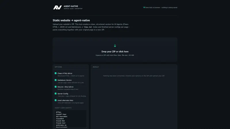 AGENT-NATIVE screenshot 2