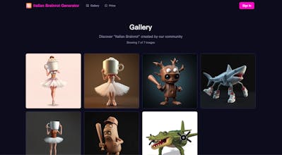 Italian Brainrot AI Generator gallery image