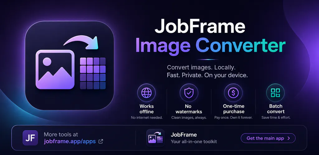 JobFrame Image Converter gallery image