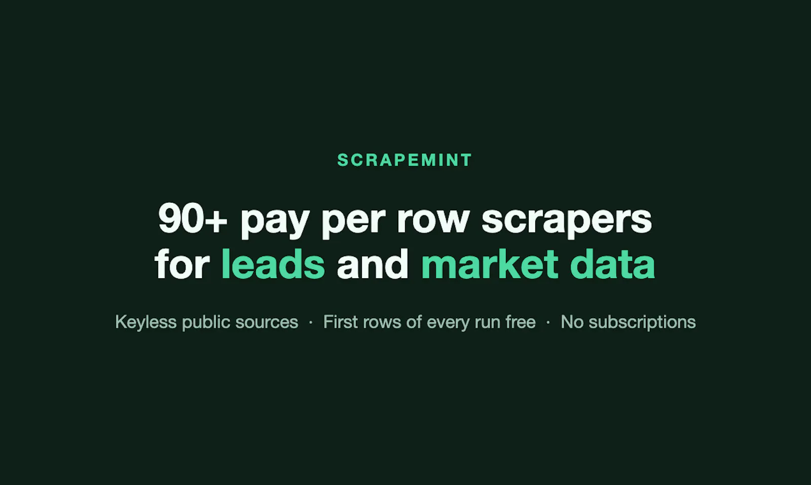 Scrapemint screenshot 1