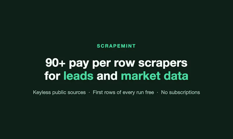 Scrapemint screenshot 1