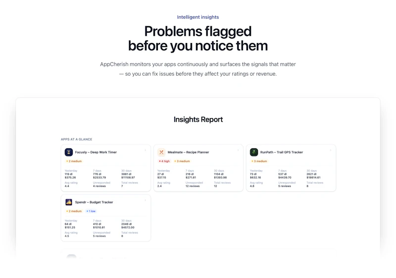 AppCherish screenshot 2