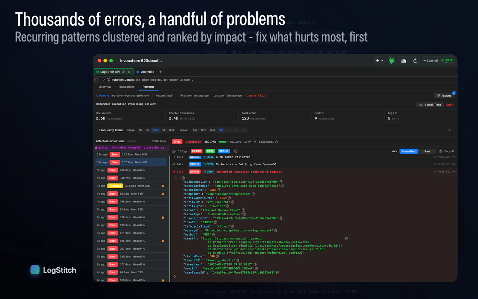 LogStitch screenshot 7