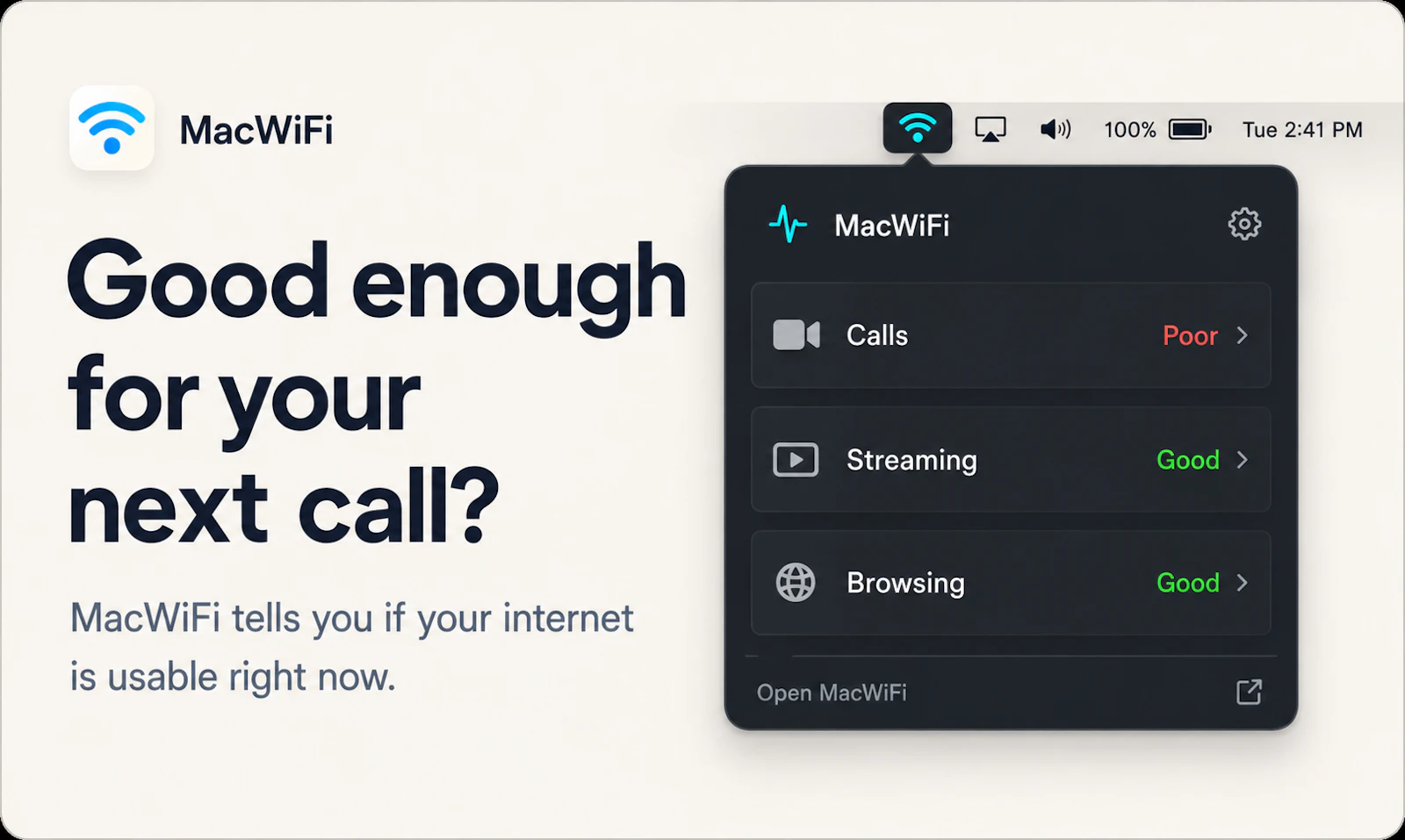MacWiFi screenshot 1