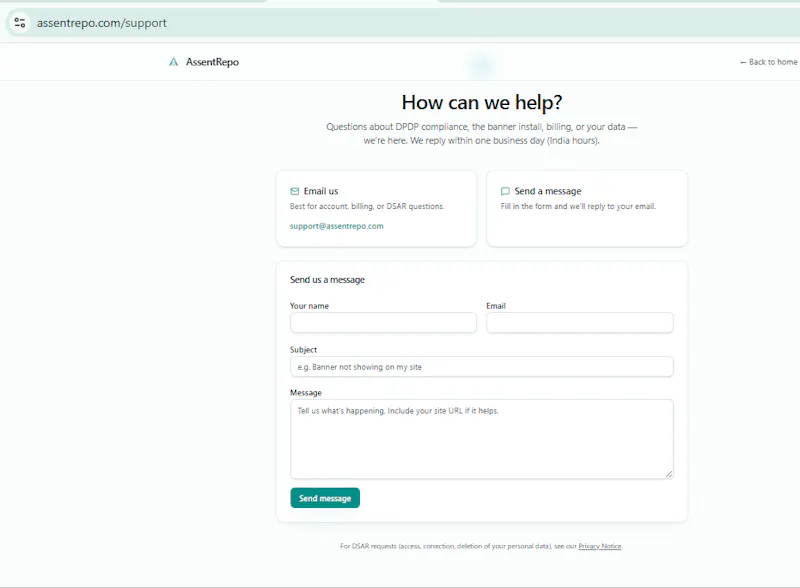 AssentRepo  screenshot 2