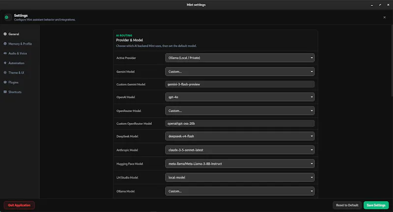 Mint: CLI, Web & Desktop AI Agent screenshot 6