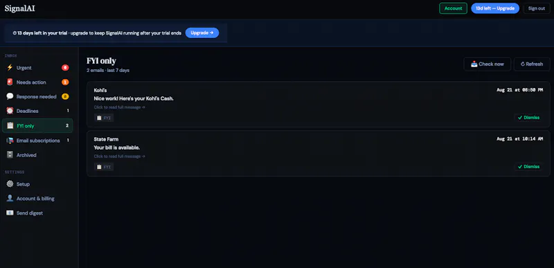 SignalAI screenshot 4