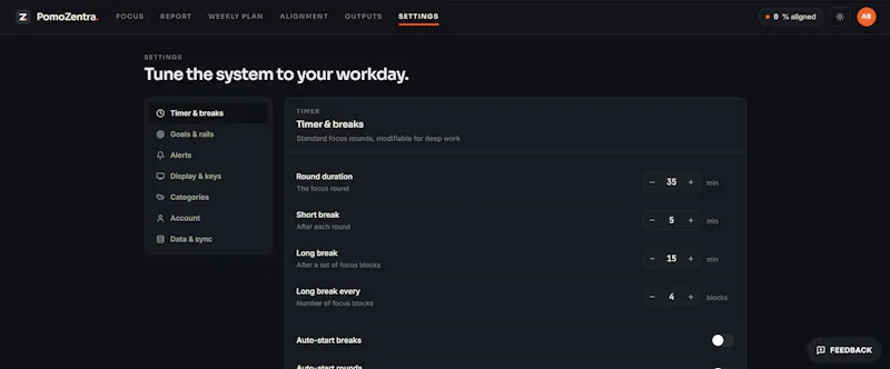Pomozentra screenshot 2