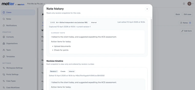 Matter for Immigration screenshot 6