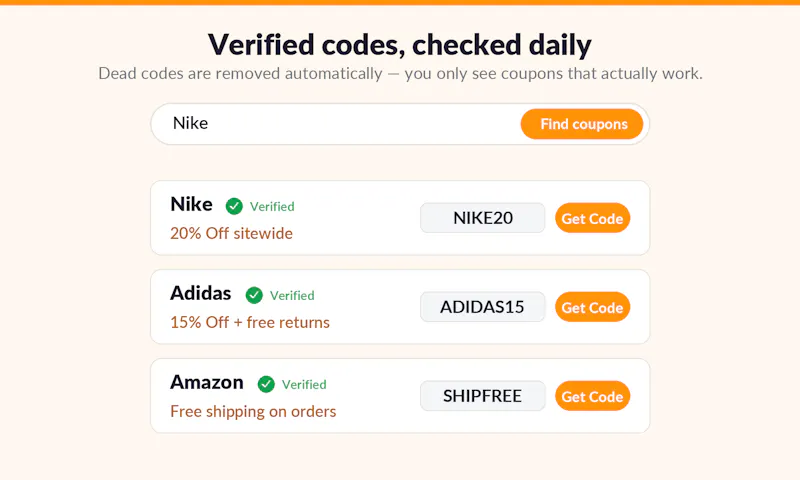 AI Coupon Finder by GetMePromo screenshot 2