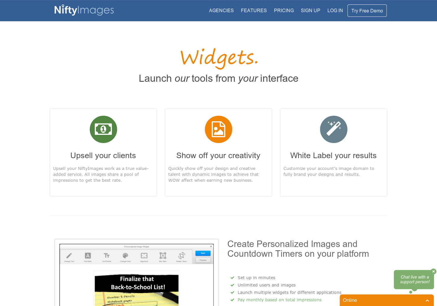 NiftyImages Widget gallery image