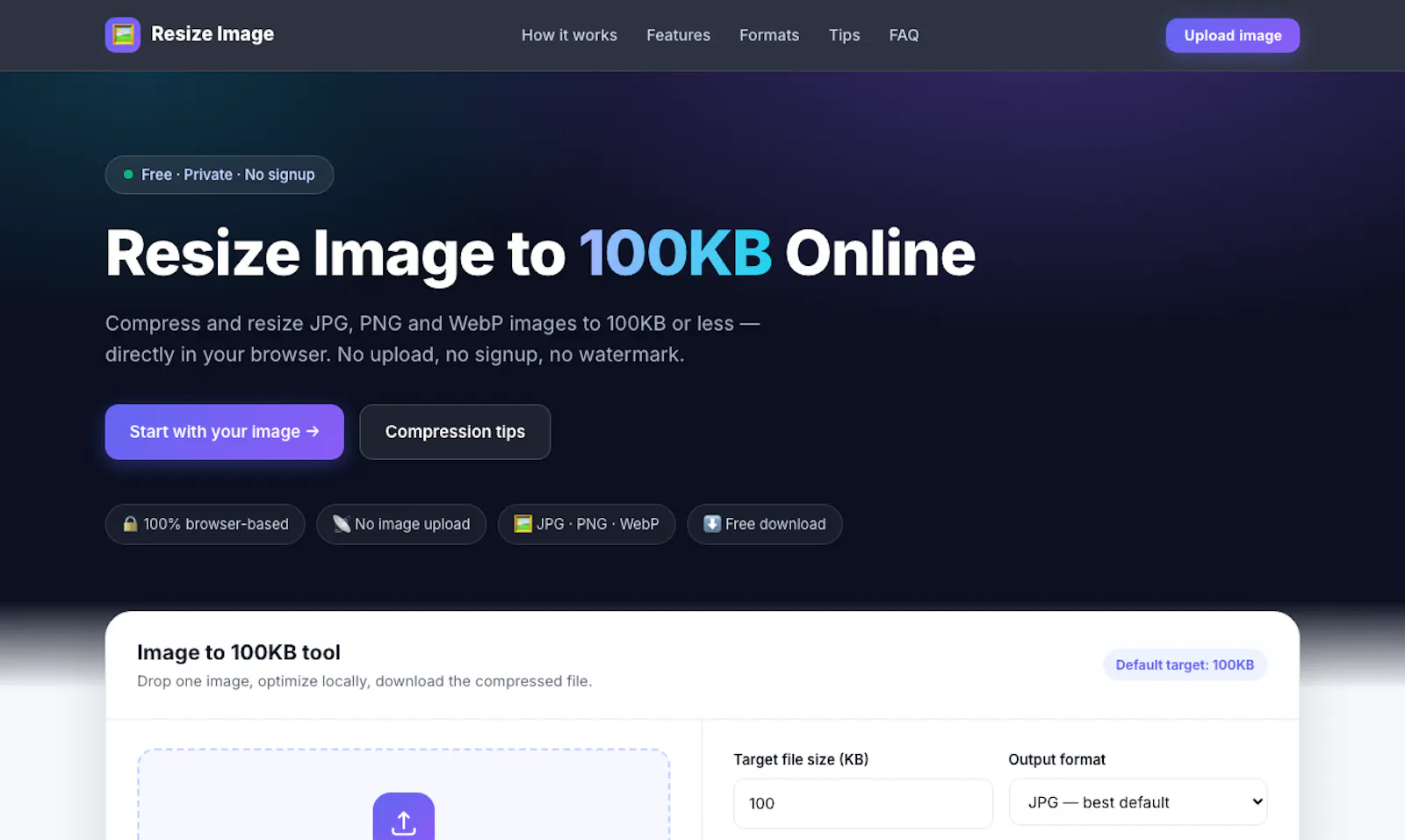 Resize Image screenshot 1