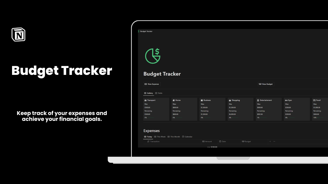 Nozione Ultimate Budget Tracker - Gestisci tutte le tue spese in un unico posto media 2