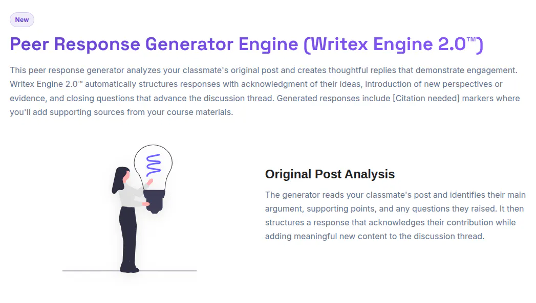 Peer Response Generator gallery image