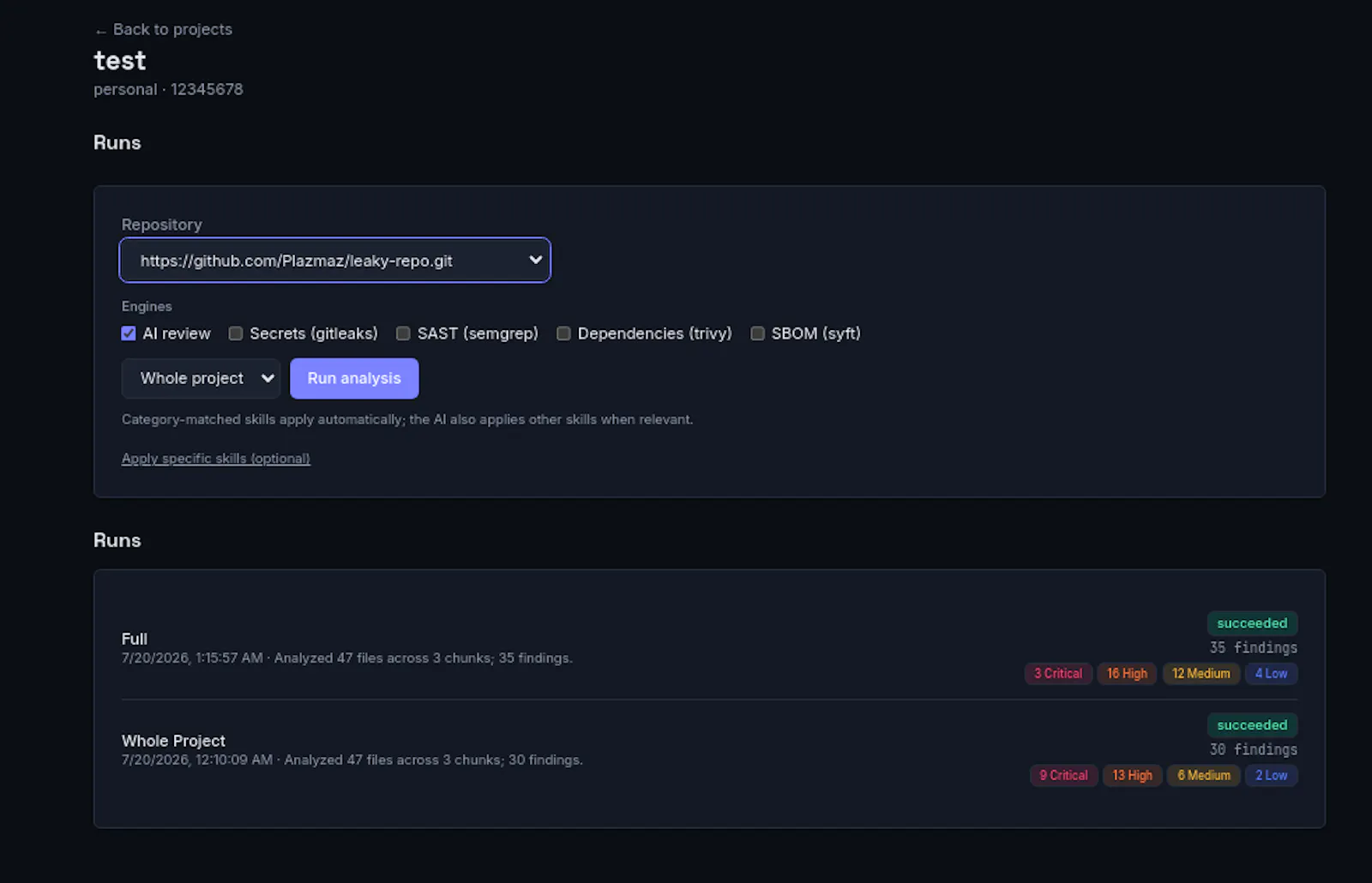 Argus screenshot 5