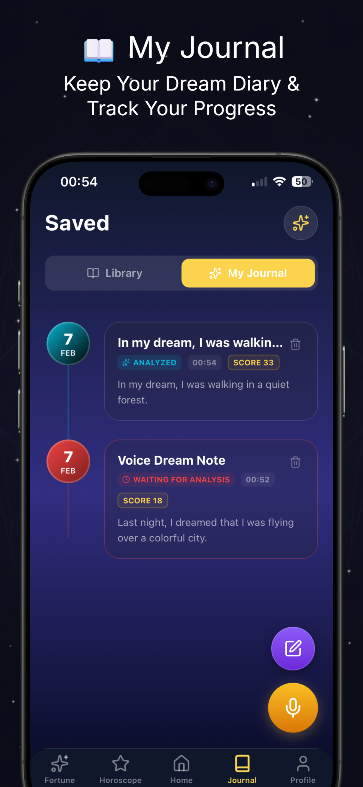 Lucid AI: Dream Journal& Sleep&Fortune - Screenshot 2 showing product features and functionality