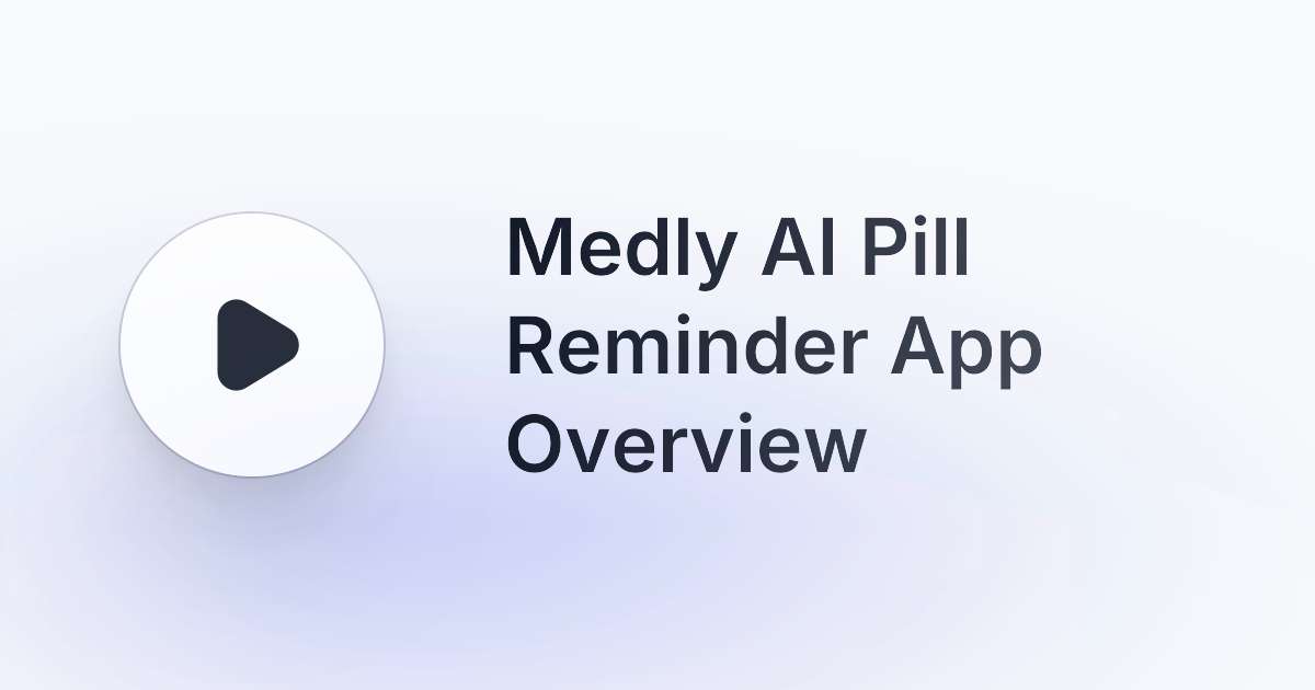 Medly AI -- Pill Reminder gallery image