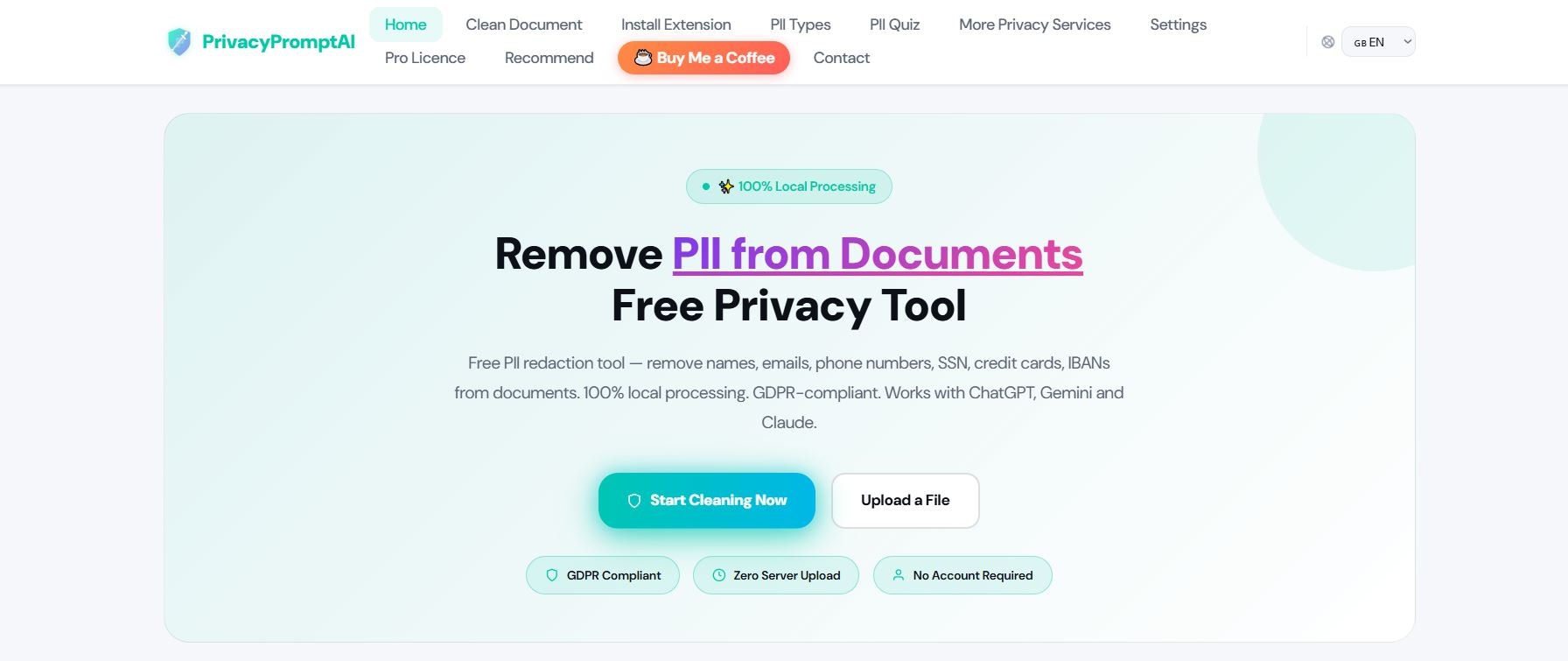 PrivacyPromptAI gallery image