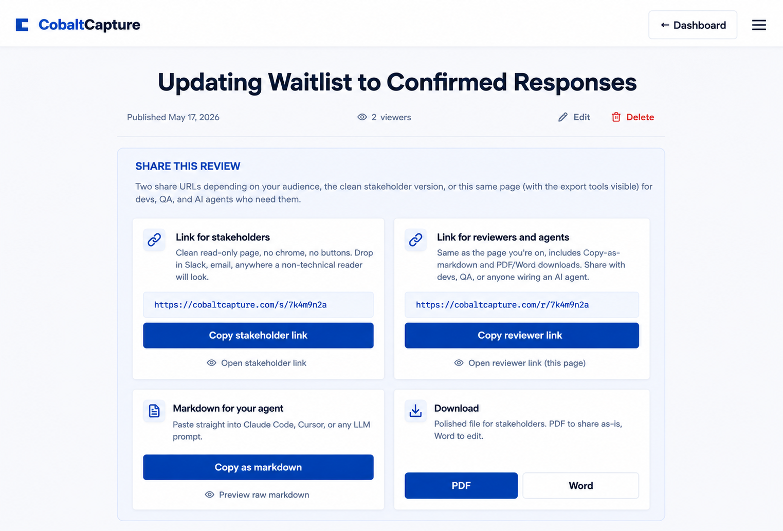 Cobalt Capture gallery image