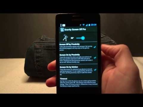 Gravity Screen - On/Off
