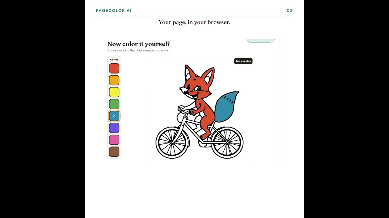 PageColor AI gallery image