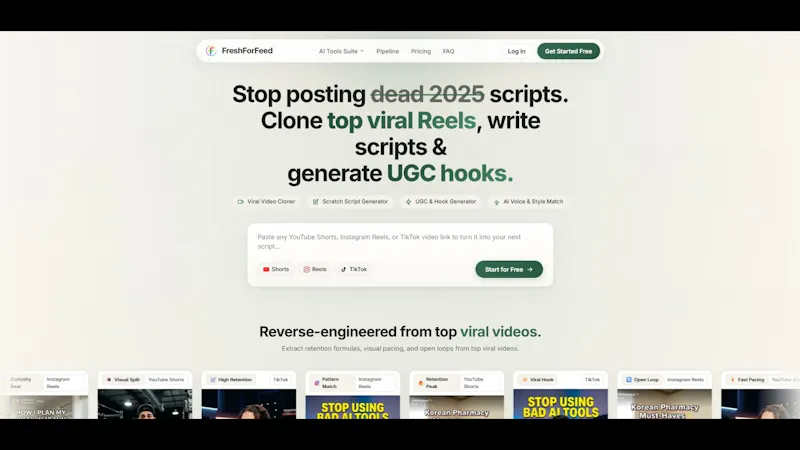 FreshForFeed screenshot 1 (video preview)