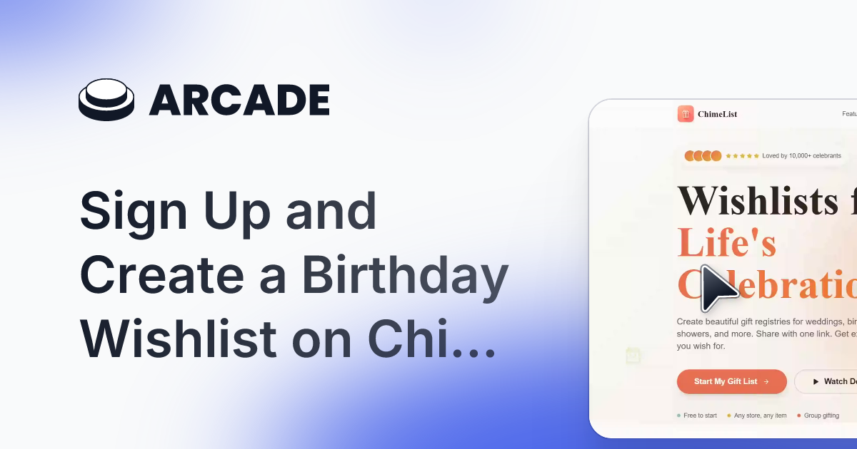 ChimeList - Main product screenshot demonstrating key features and user interface