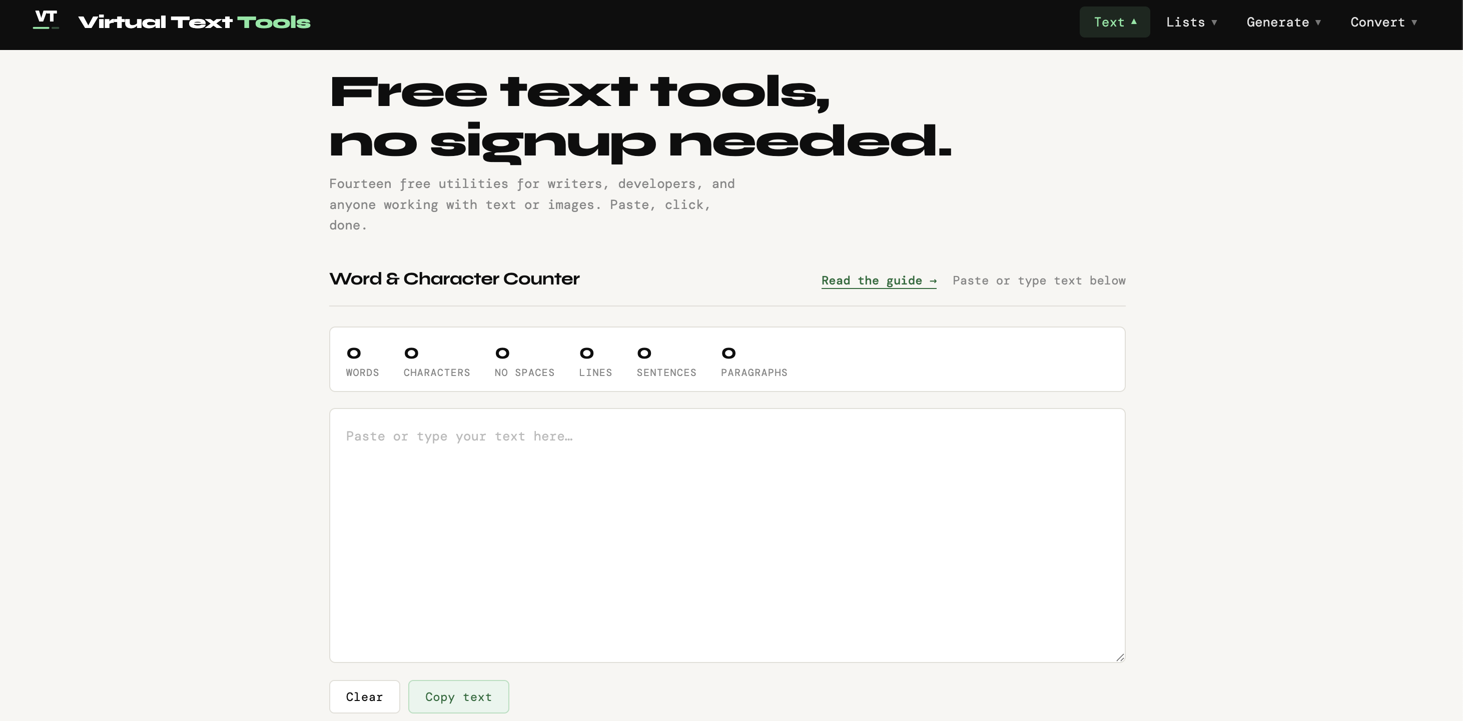Virtual Text Tools gallery image