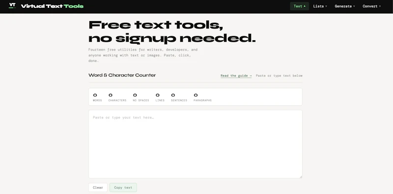 Virtual Text Tools screenshot 2