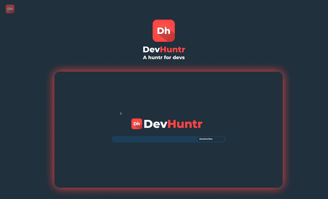 DevHuntr gallery image