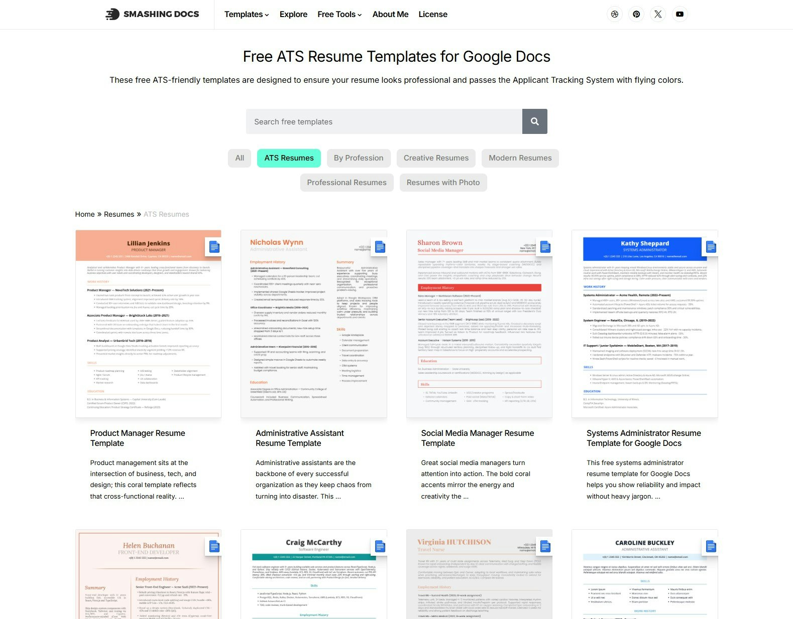 ATS Resume Checker by SmashingDocs - Screenshot 3 showing product features and functionality