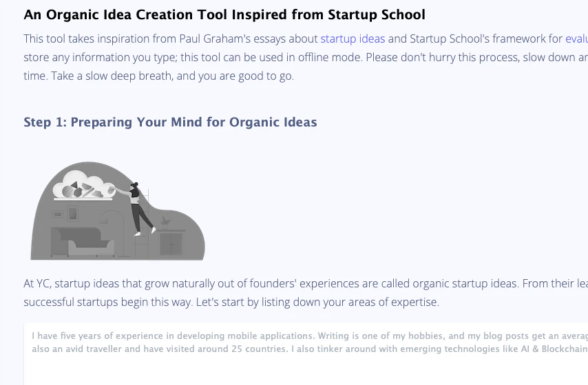 Organic Ideation Tool Image