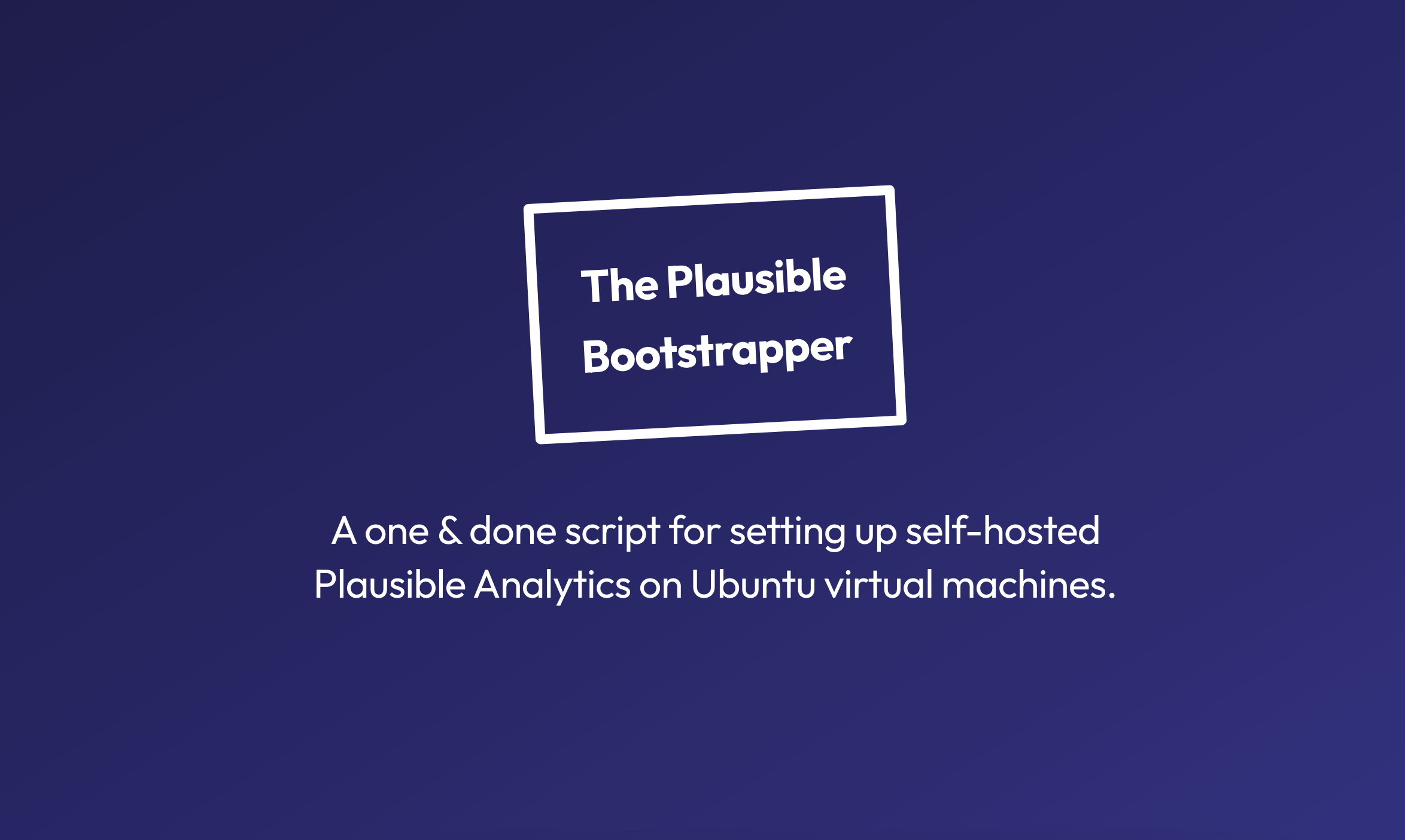 O bootstrapper plausível media 2